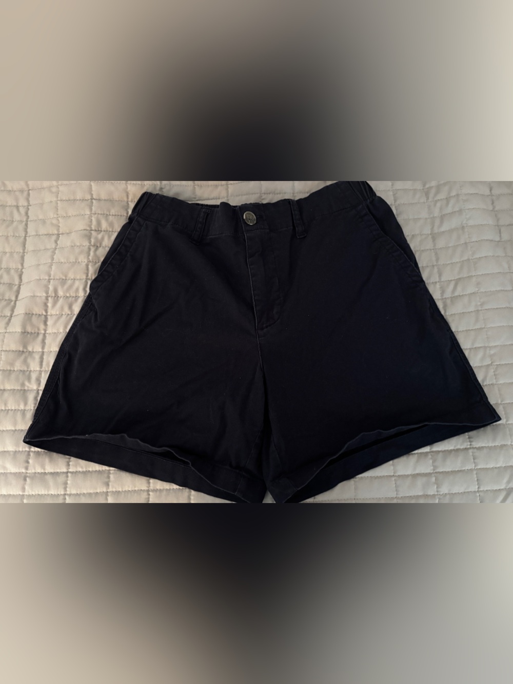 Women’s High-Rise Navy Casual Shorts
